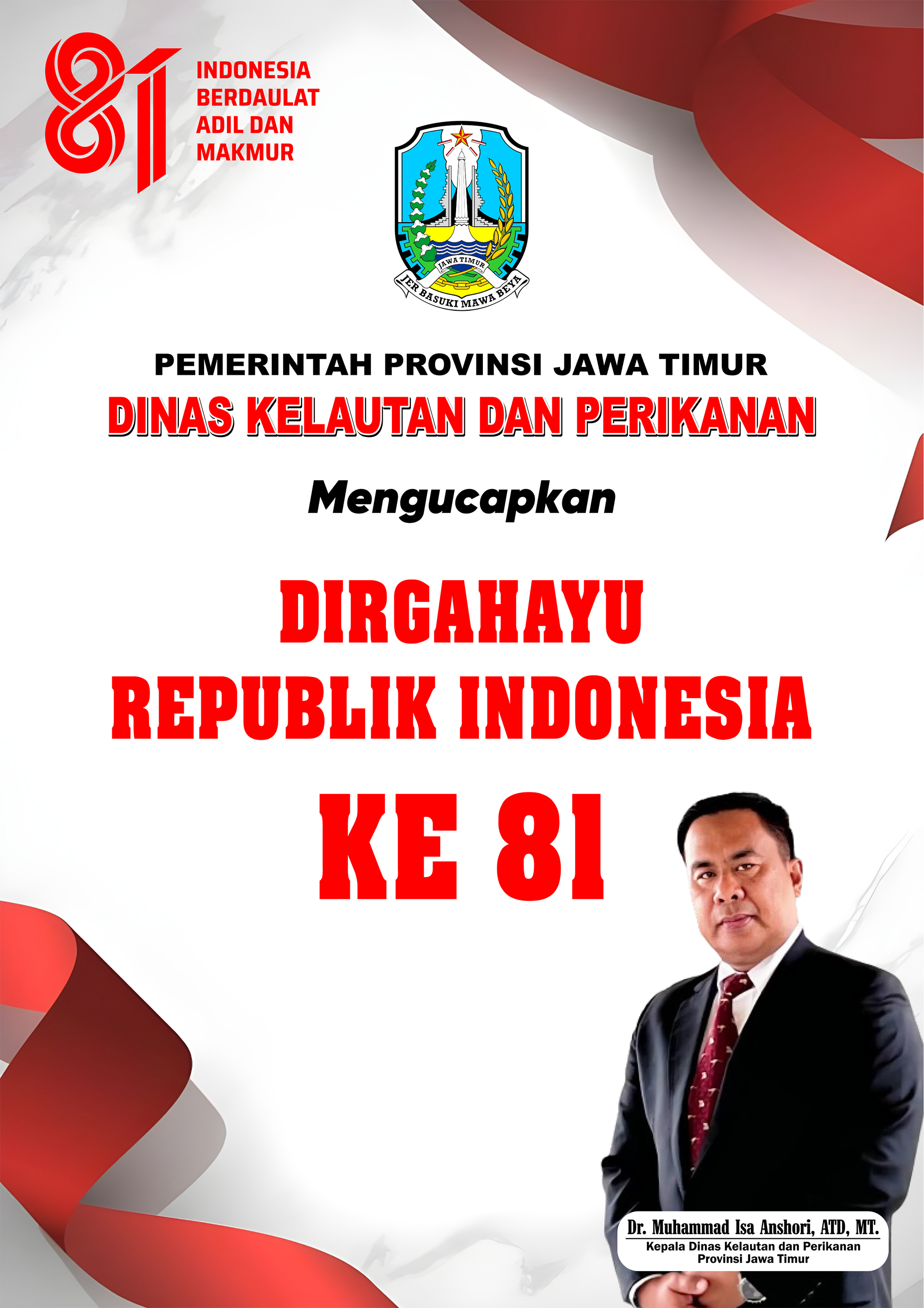 DINAS KELAUTAN HUT RI 81 POTRAIT