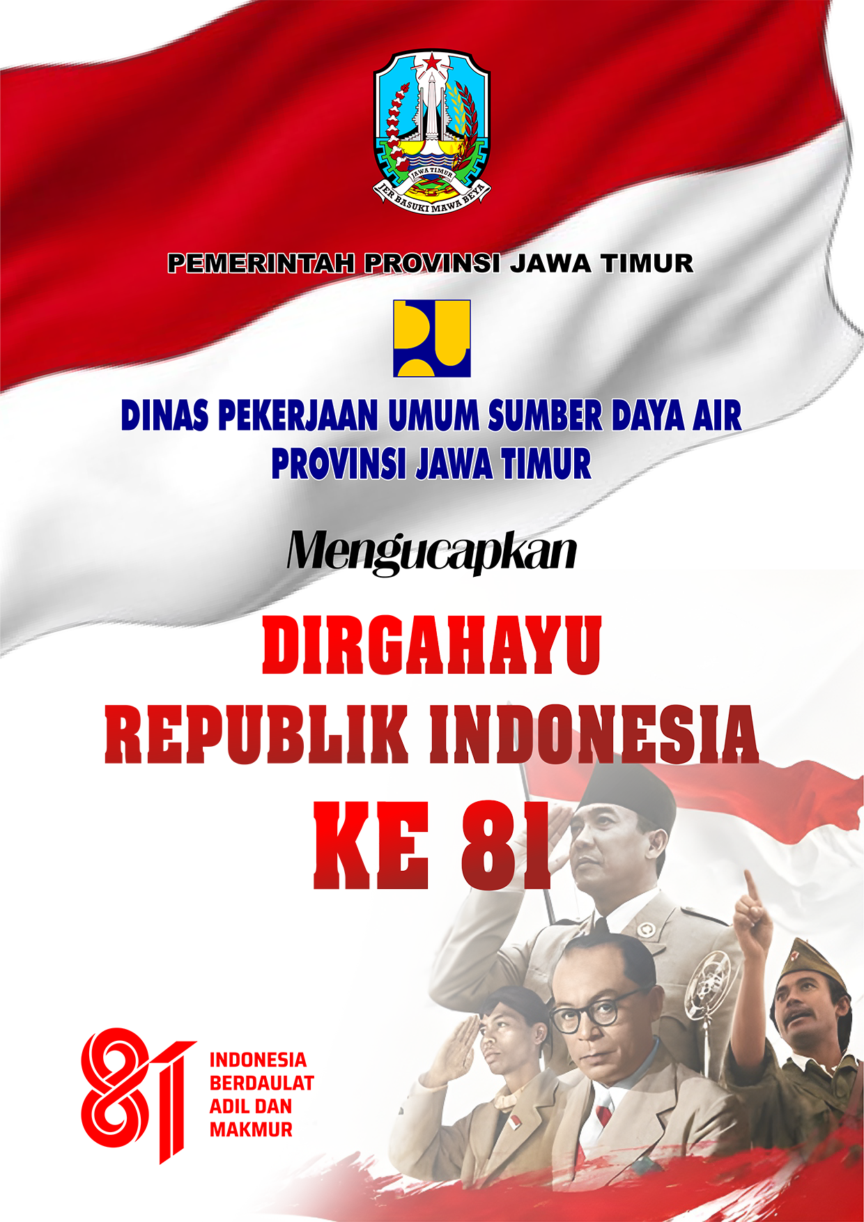 DINAS PEKERJAAN UMUM SUMBER DAYA AIR HUT RI POTRAIT