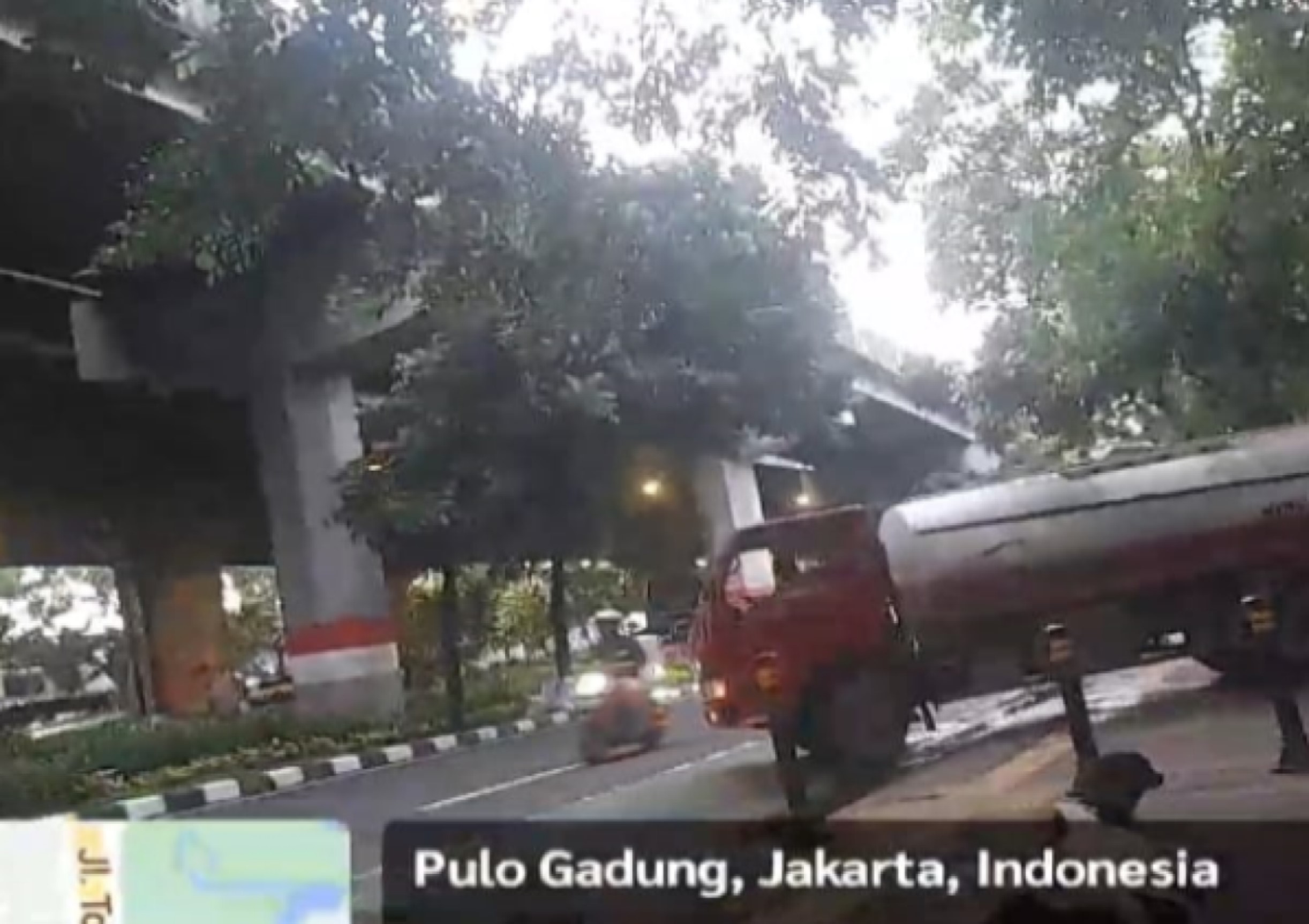dok. Mobil tanki yang keluar dari salah satu pangkalan